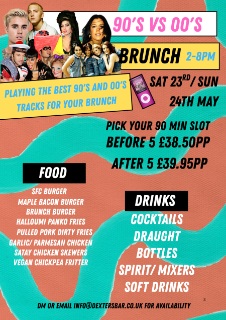 90's vs 00's Brunch