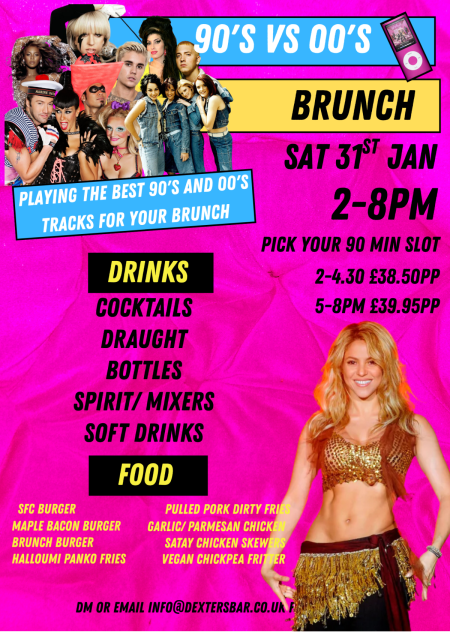 90's vs 00's Brunch