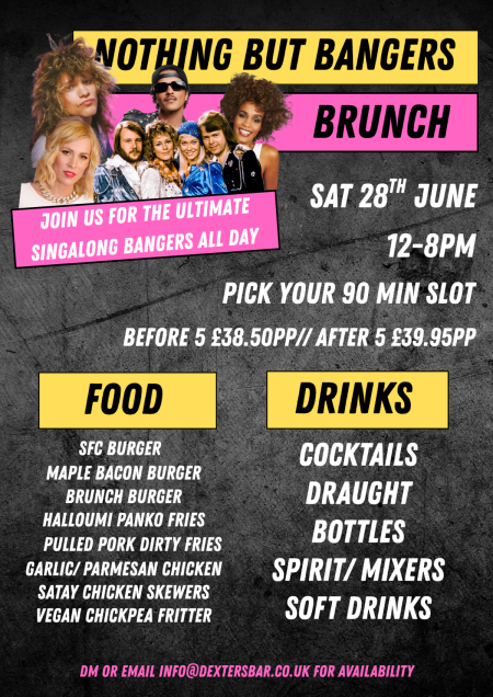 Nothing but bangers brunch