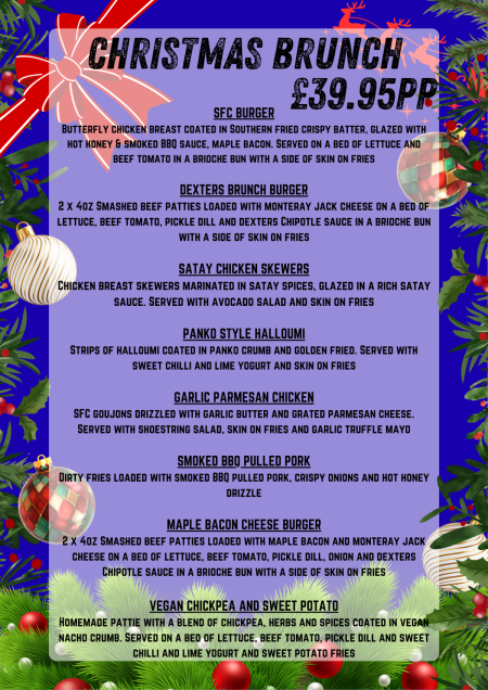 Xmas menu