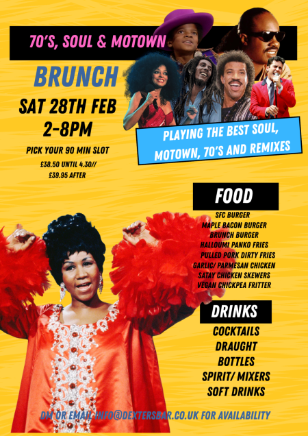 Soul and Motown brunch